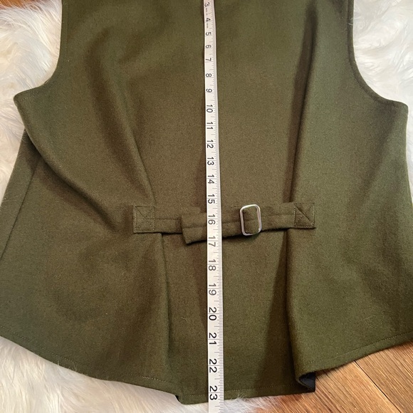 Gorgeous Olive Green Western Vest by Cattle Kate - Picture 6 of 8